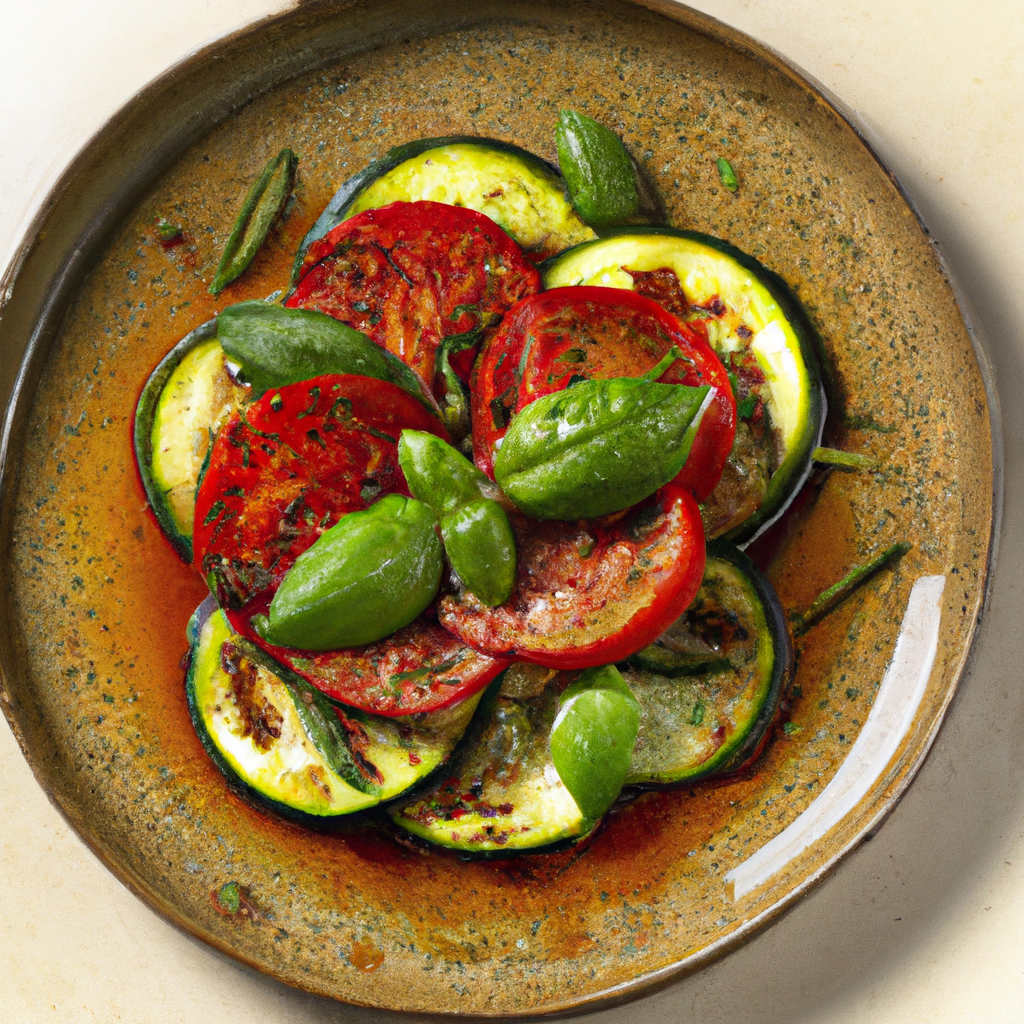 Provencal Roasted Tomato And Zucchini