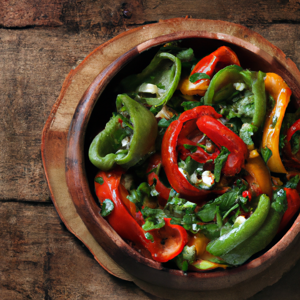 Roasted Peppers With Garlic And Herbs