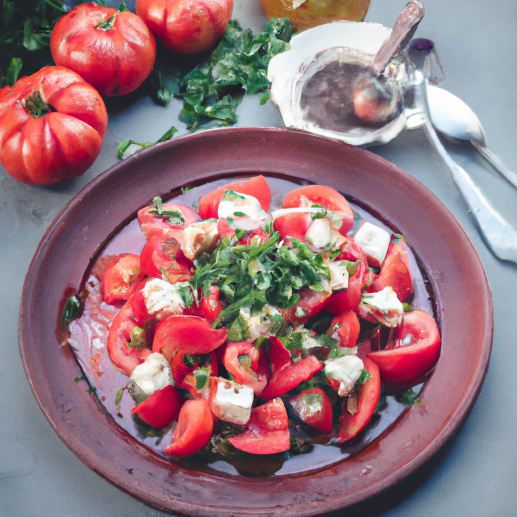 Shanklish With Tomatoes
