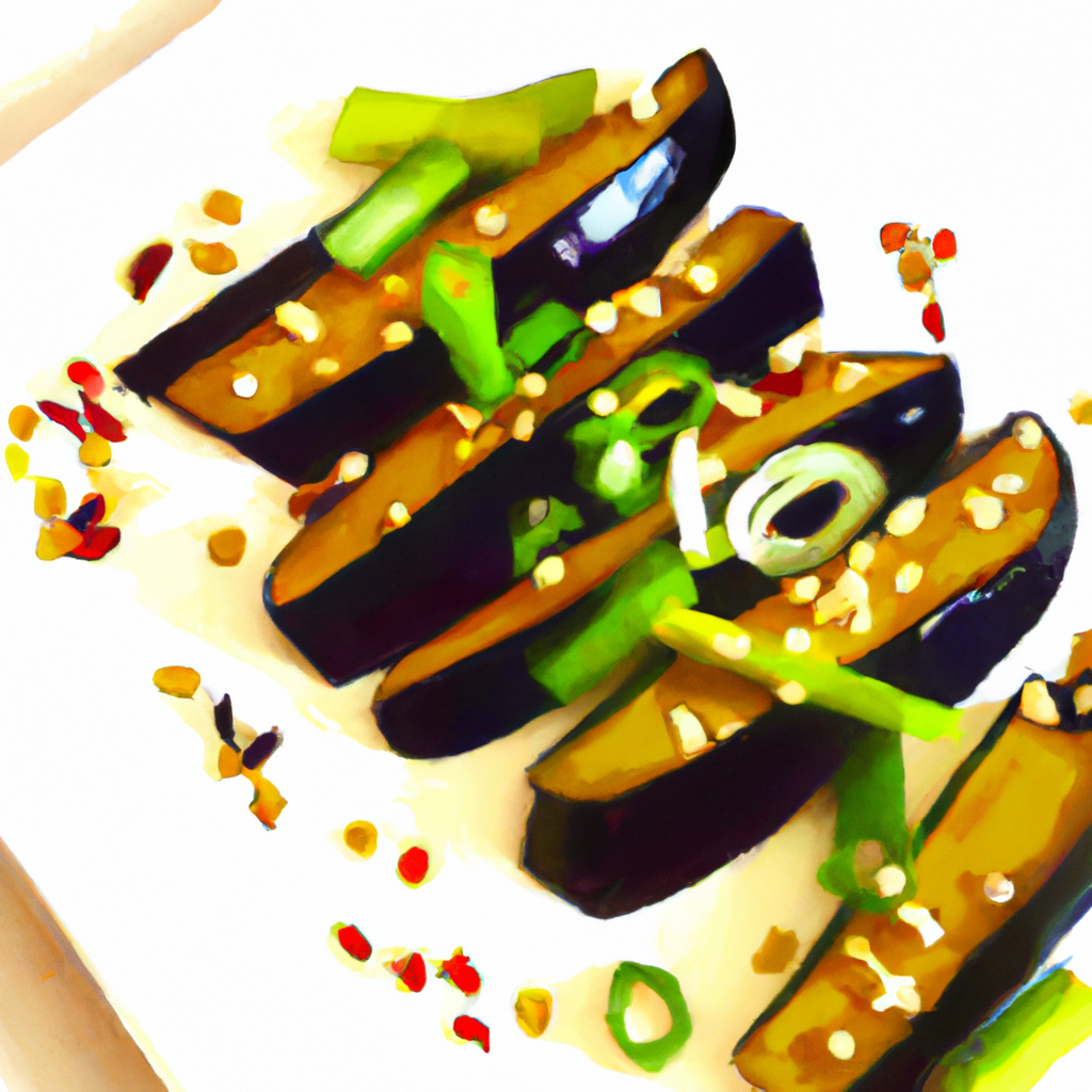Teriyaki Eggplant And Green Beans