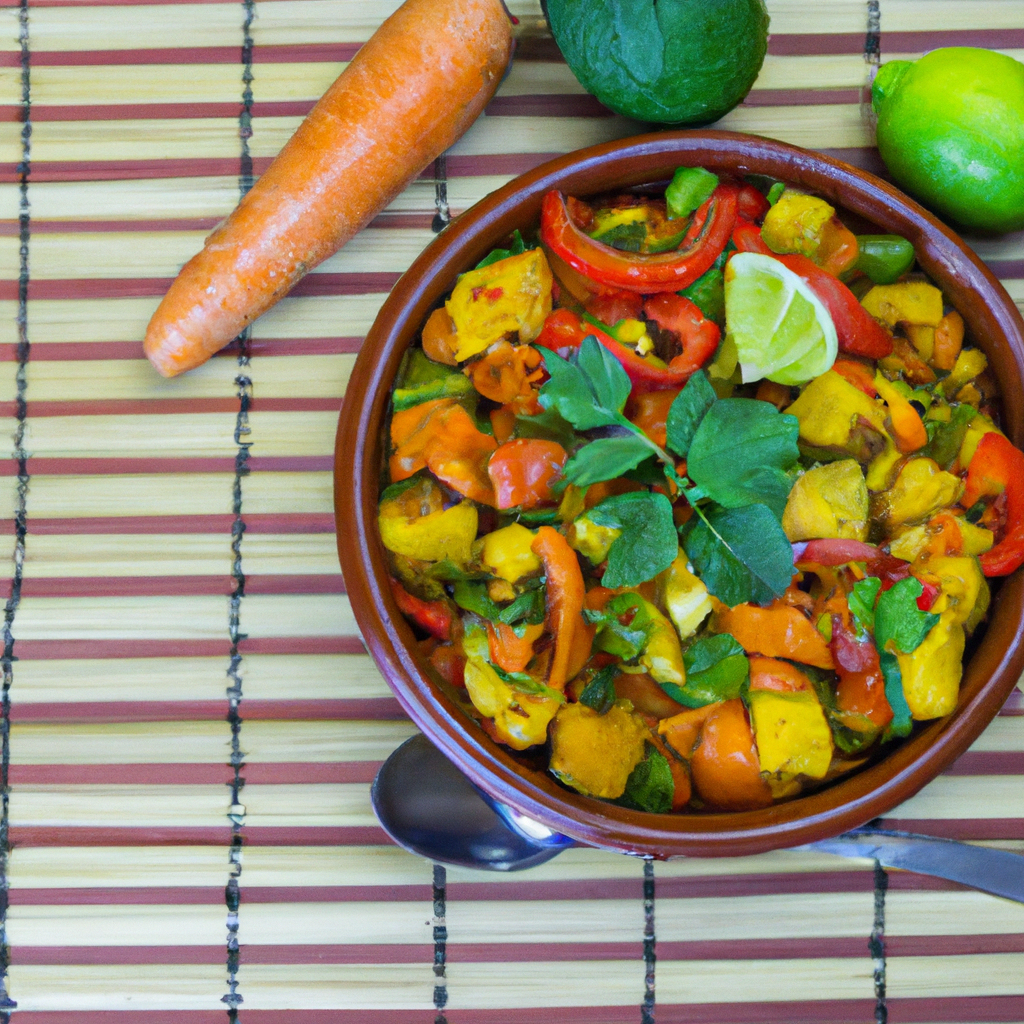 Bob&oacute; De Mandioca Com Legumes Cassava And Vegetable Bobo