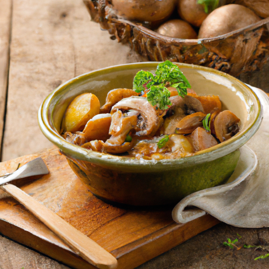 Guiso De Setas Y Patatas Mushroom And Potato Stew