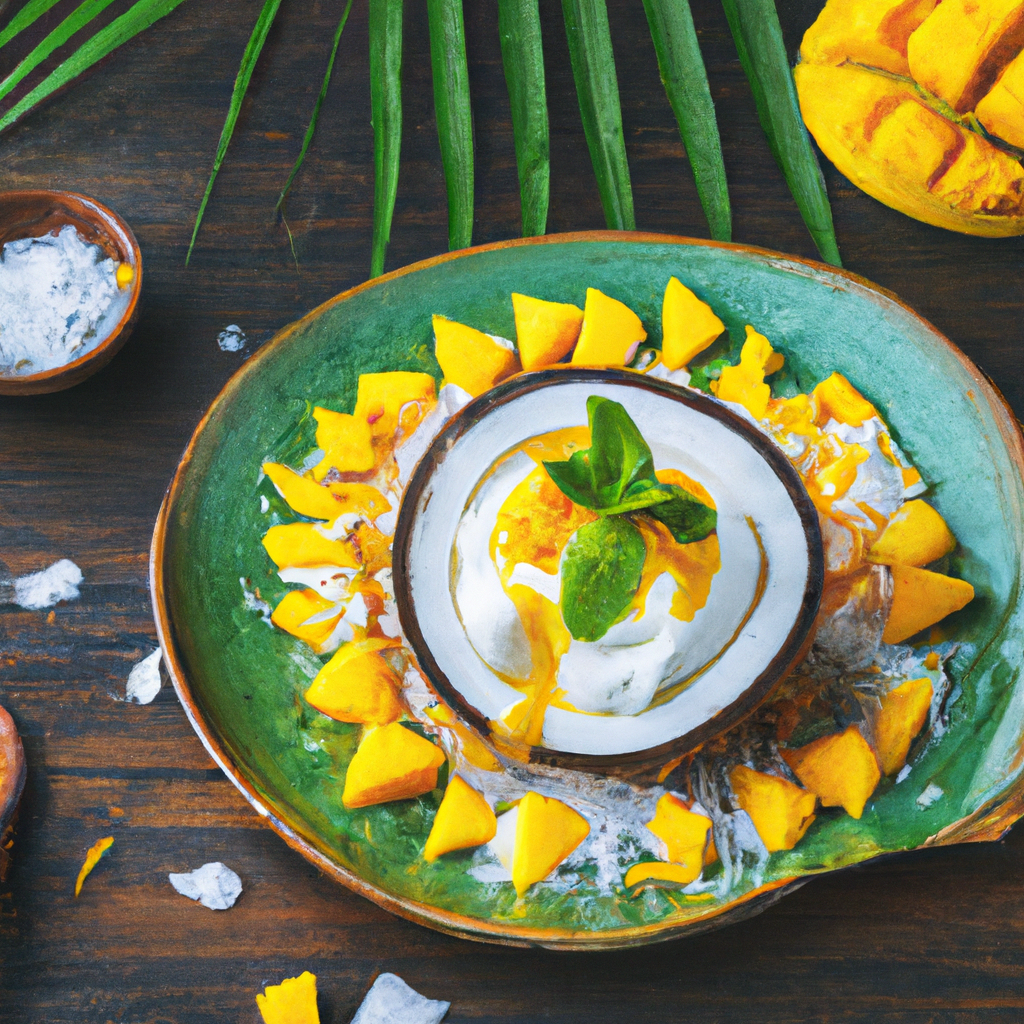 Mango And Coconut Yogurt Bowl
