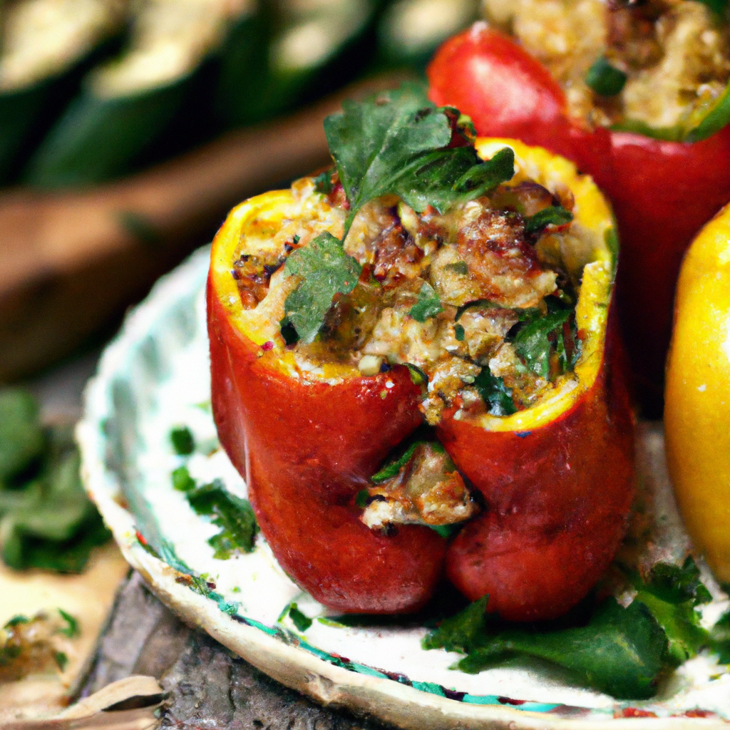 Mediterranean Stuffed Peppers