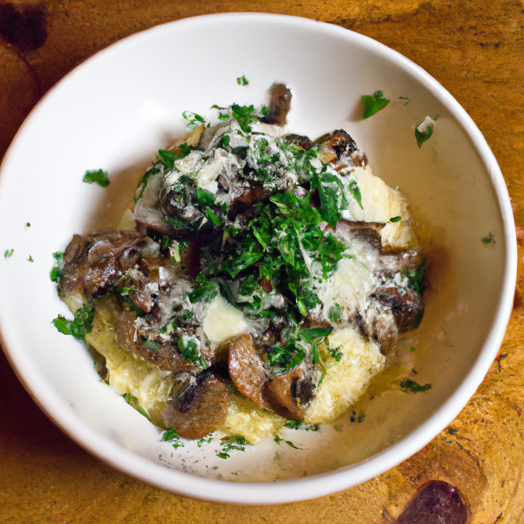 Polenta With Mushrooms
