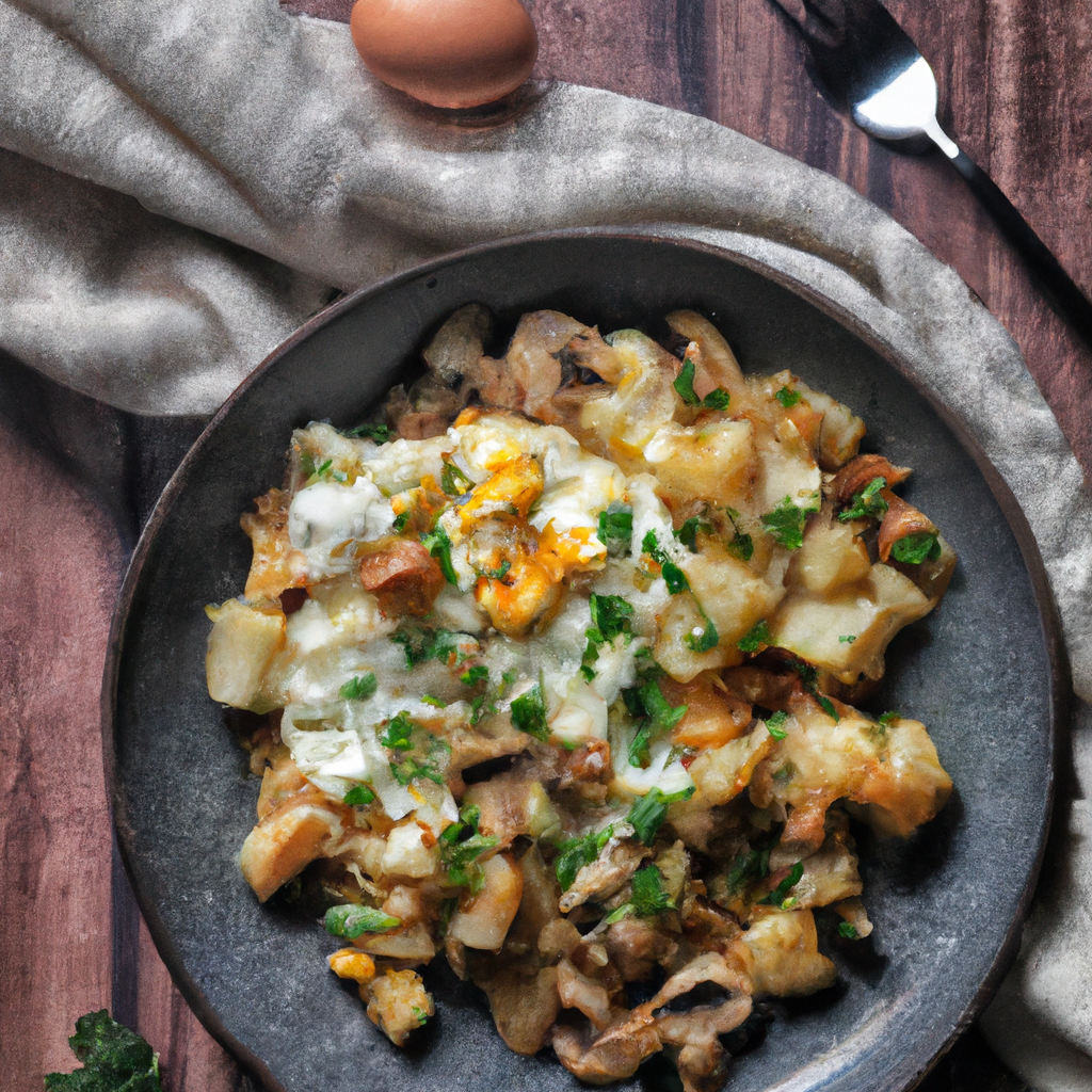 Revuelto De Setas Y Patatas Mushroom And Potato Scramble