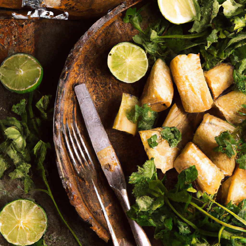 Roasted Cassava With Lime