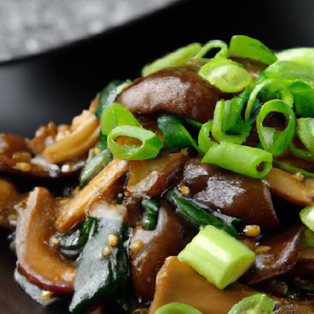 Spicy Bok Choy And Mushroom Stir Fry