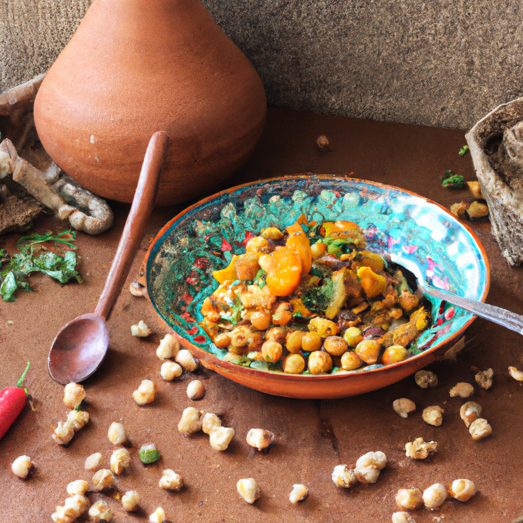 Vegetarian Moroccan Chickpea Tagine With Apricots