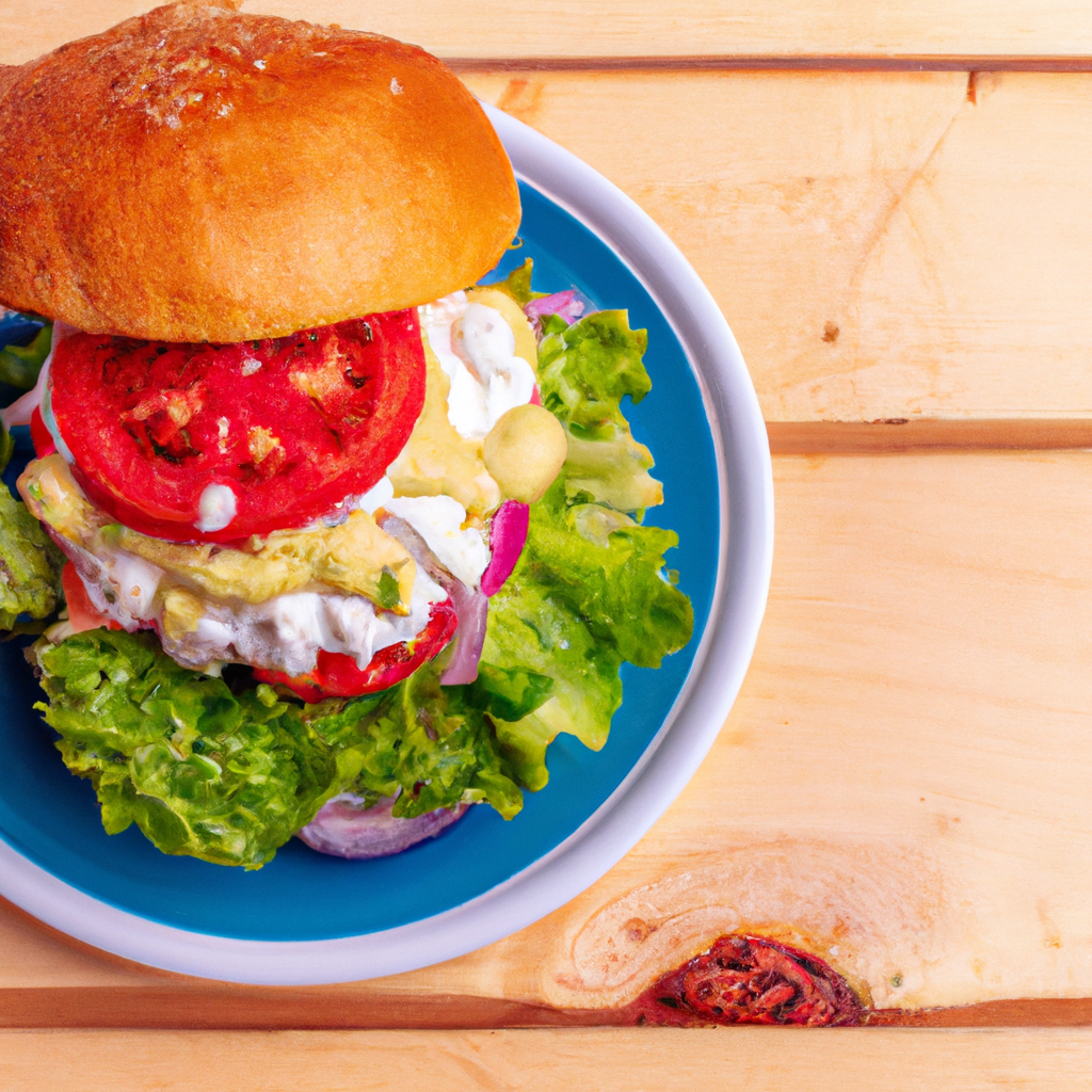 Greek Style Veggie Burger