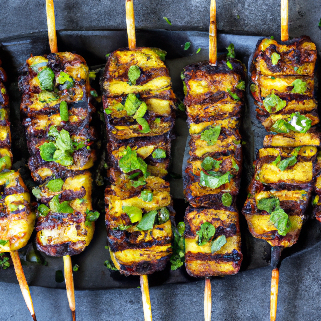 Grilled Plantain Skewers