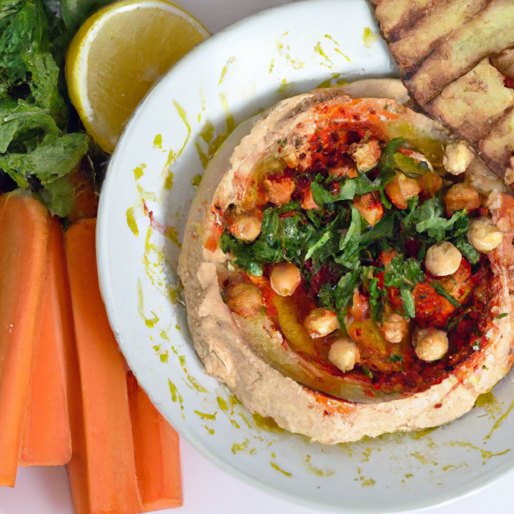 Hummus With Roasted Red Peppers