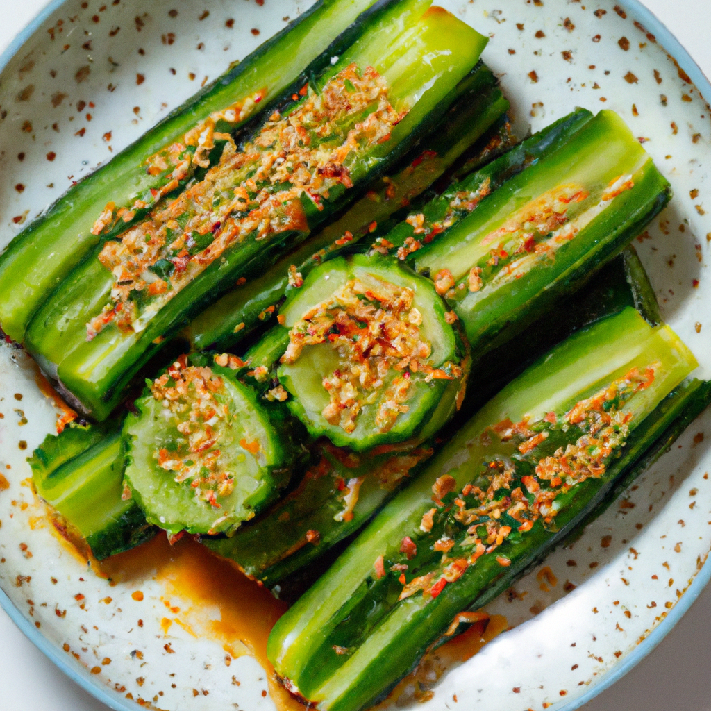 Korean Cucumber Kimchi Oi Sobagi