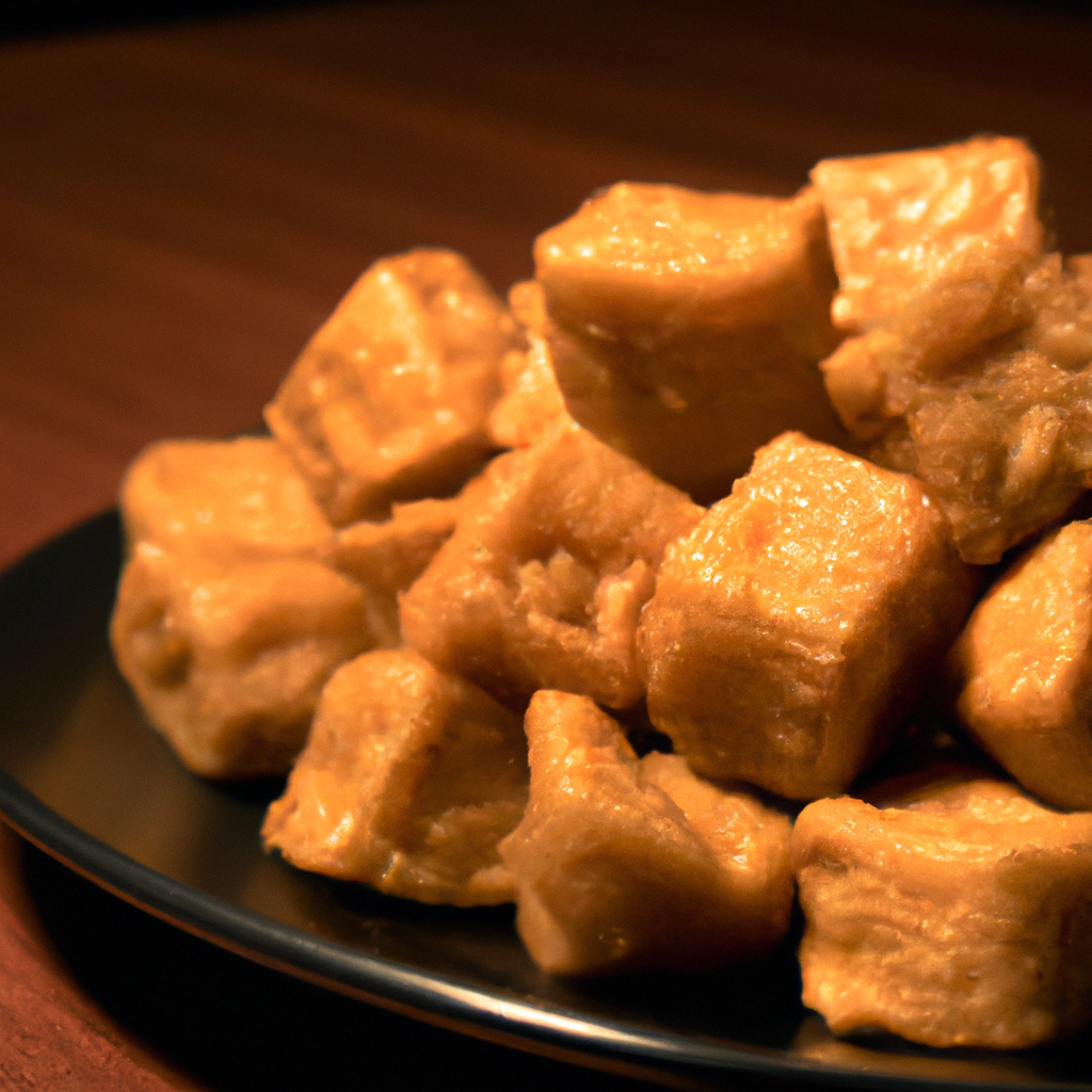 Korean Fried Glazed Tofu