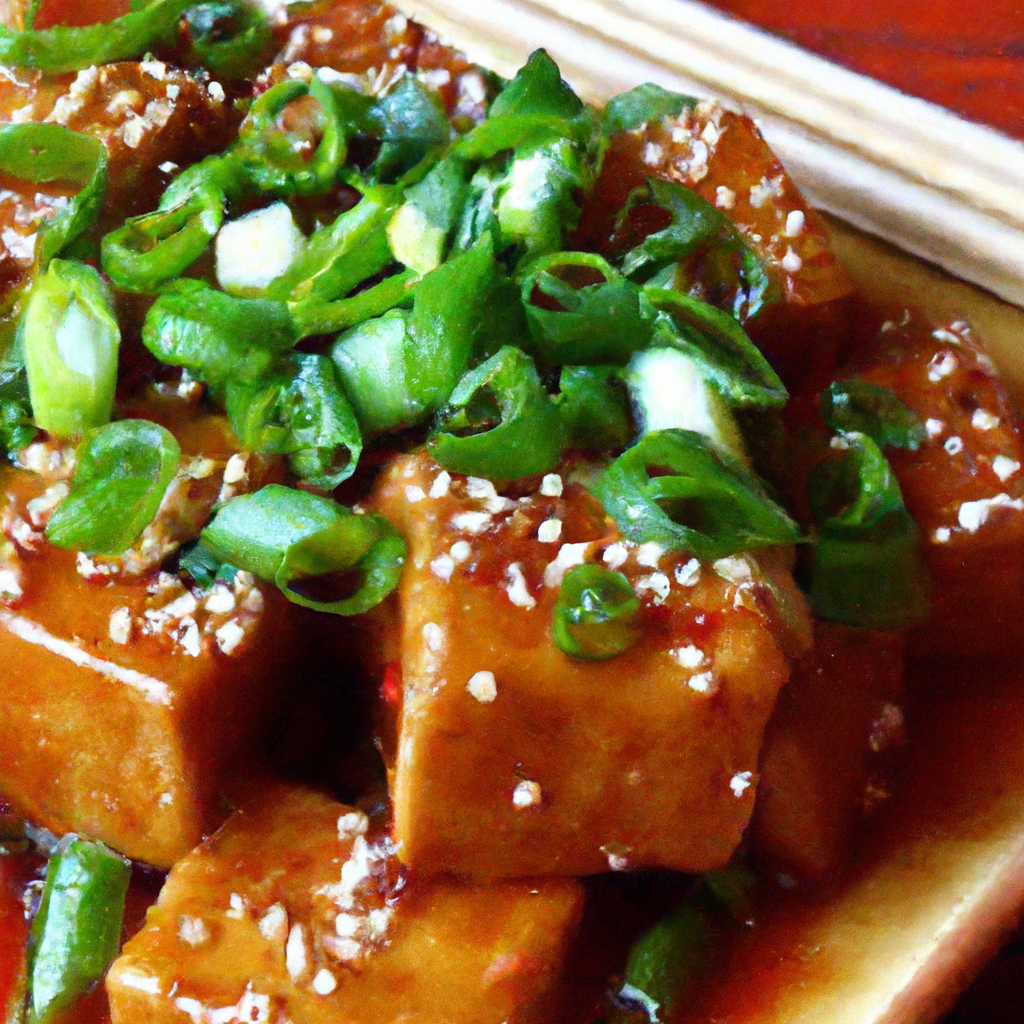 Korean Spicy Soy Tofu