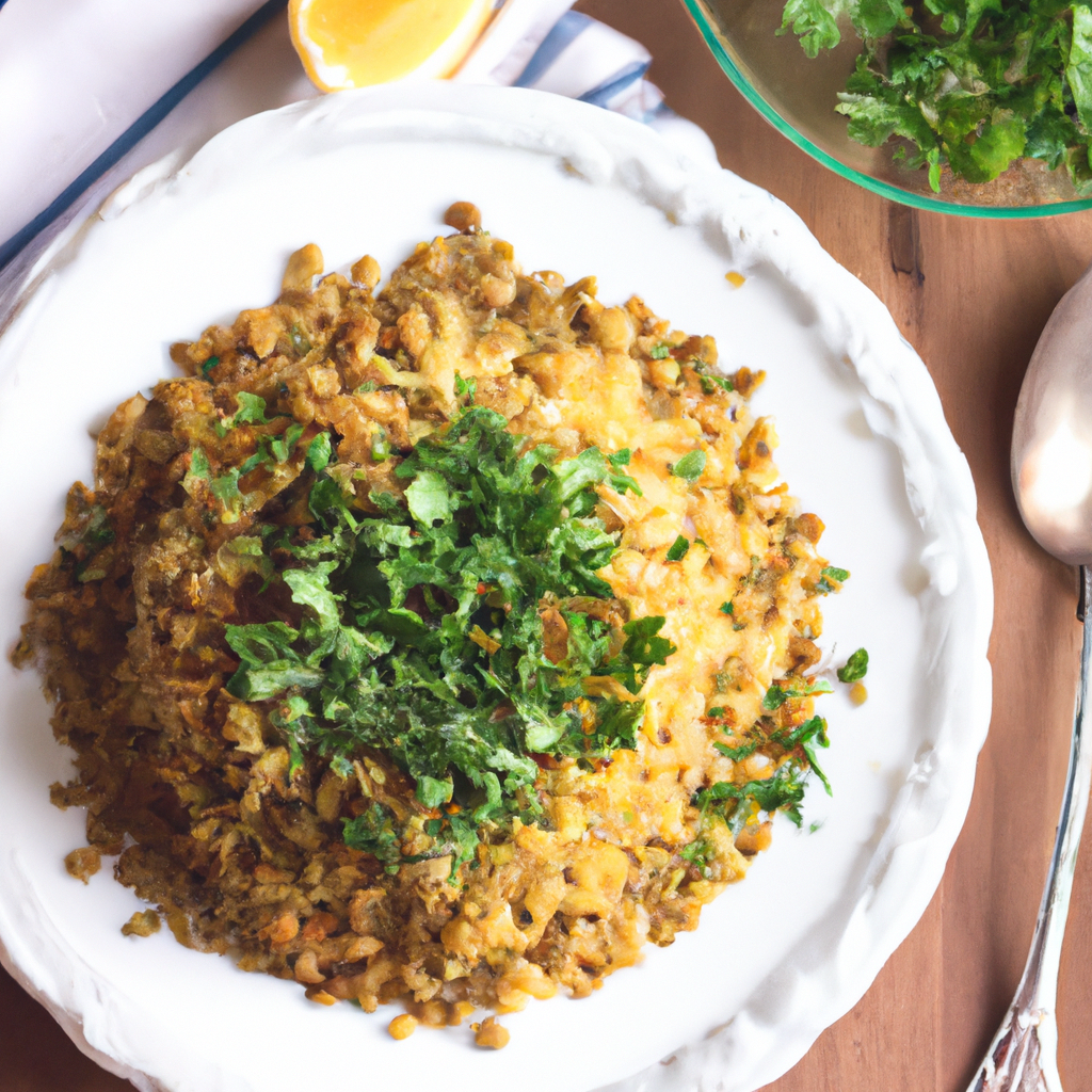 Lebanese Lentil And Rice Pilaf
