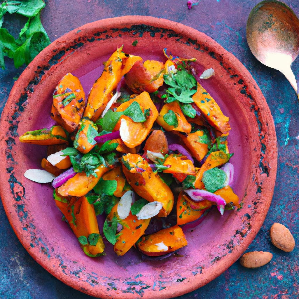 Moroccan Spiced Sweet Potato Salad