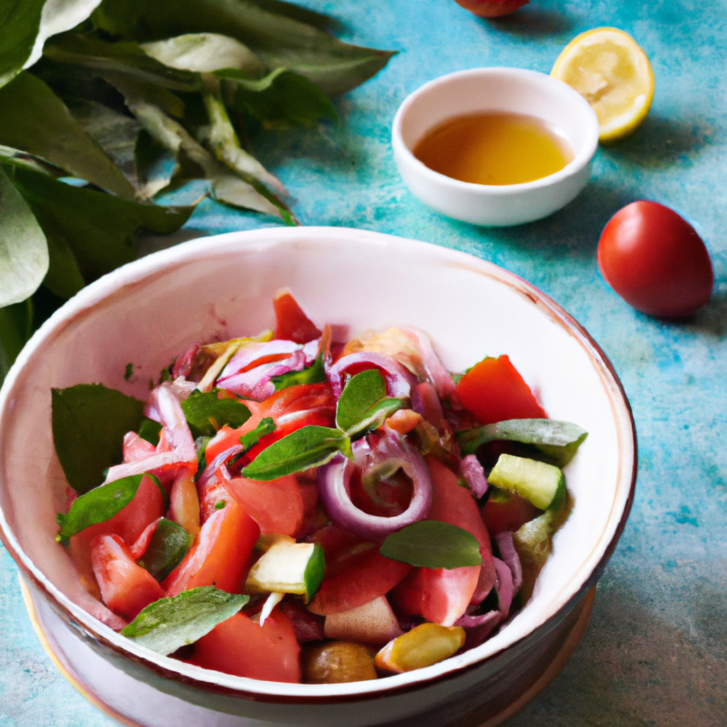 Moroccan Tomato And Cucumber Salad