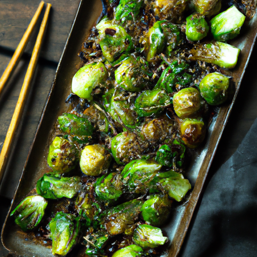 Shoyu Glazed Brussels Sprouts