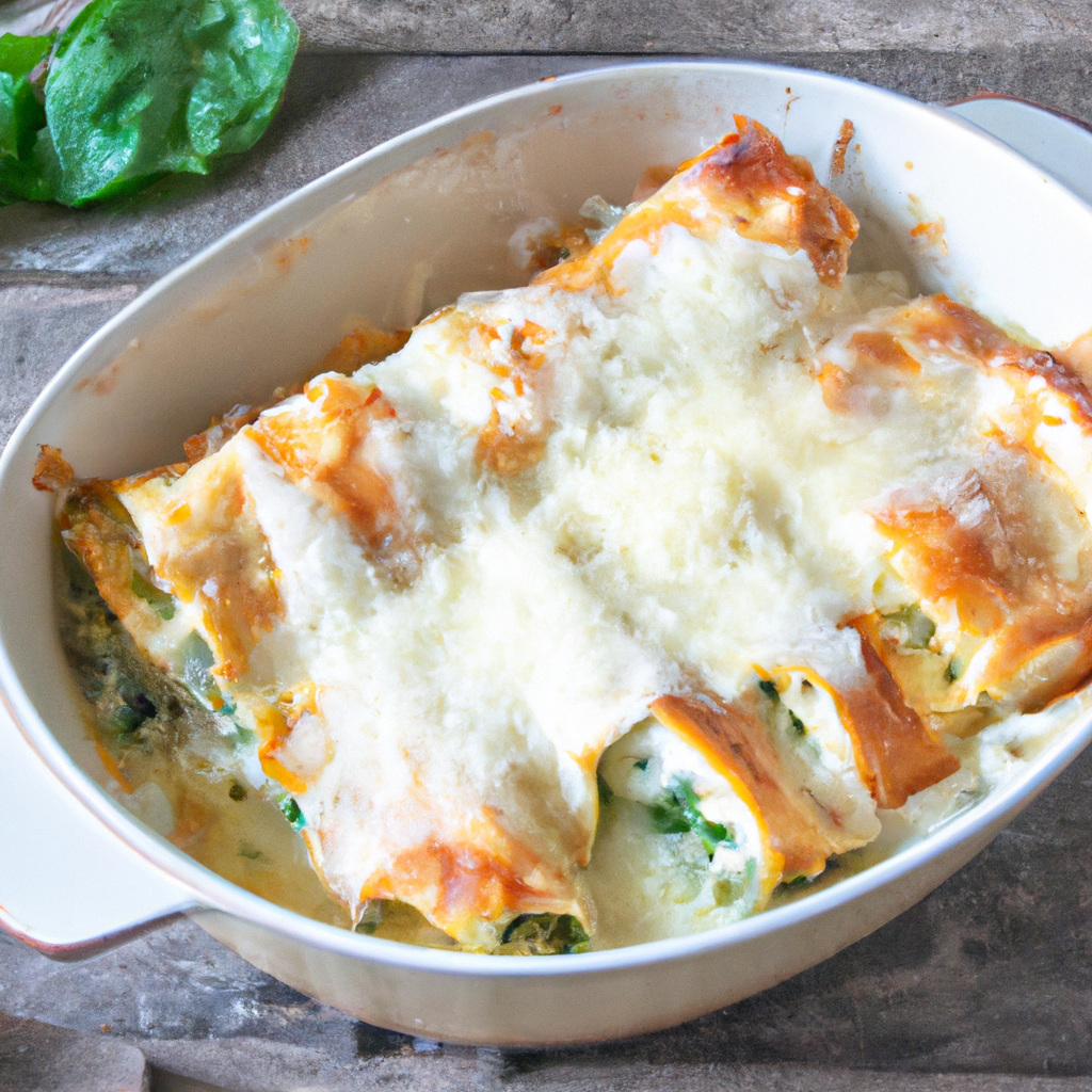 Spinach And Ricotta Canneloni