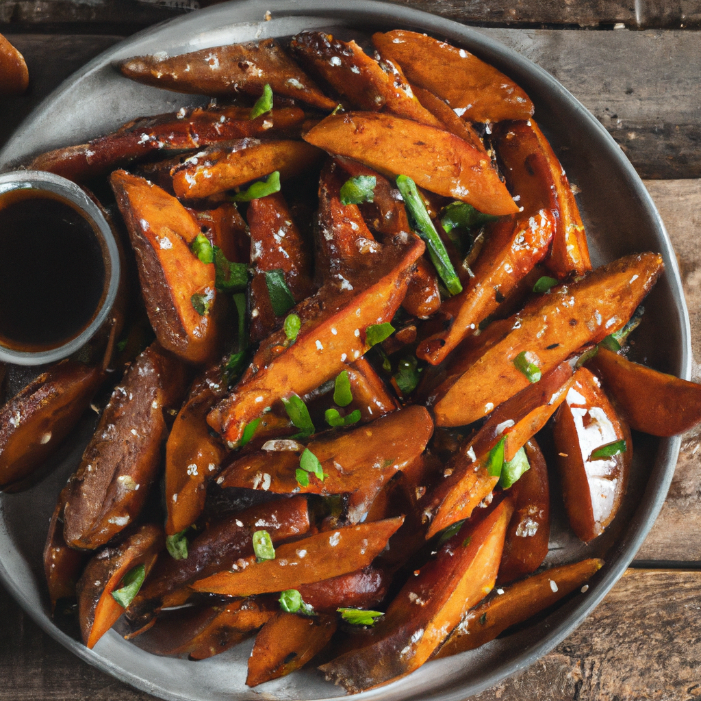 Teriyaki Glazed Sweet Potatoes