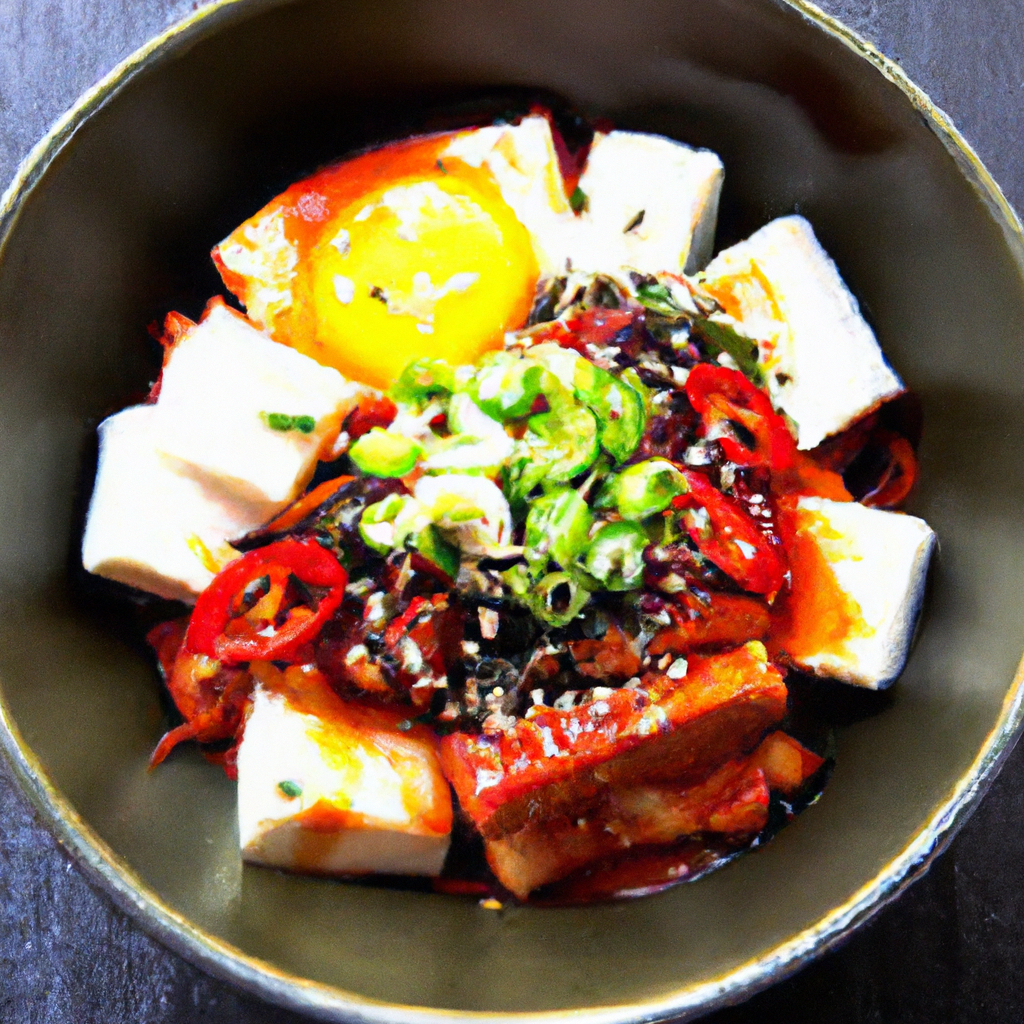 Tofu Bibimbap With Gochujang