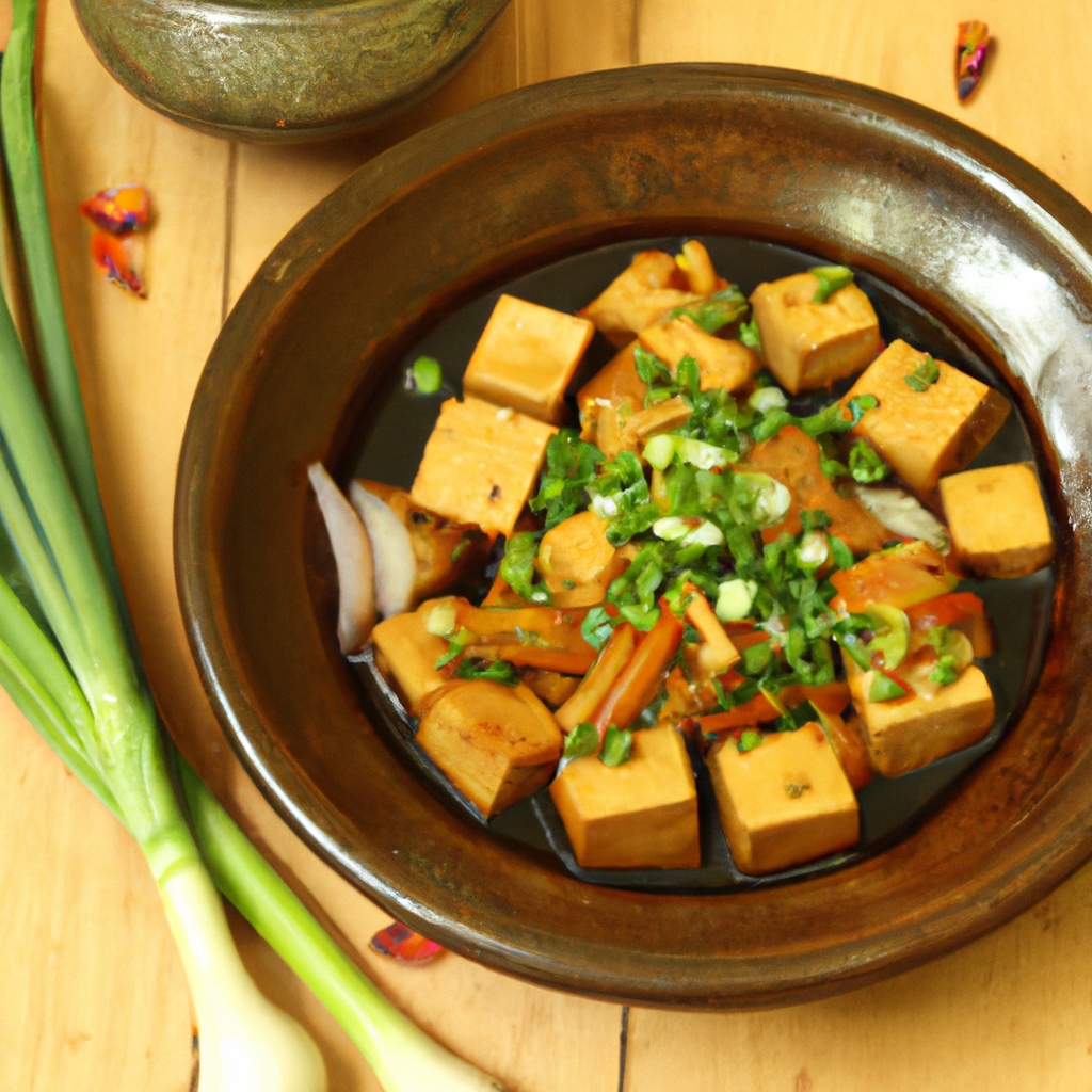 Tofu Clay Pot Caramelized Tofu