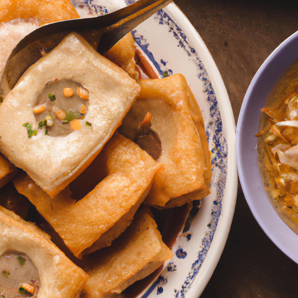 Vietnamese Banh Khot With Tofu