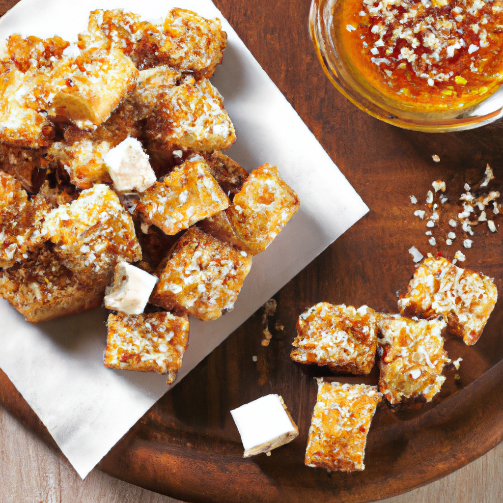 Fried Feta With Honey And Sesame