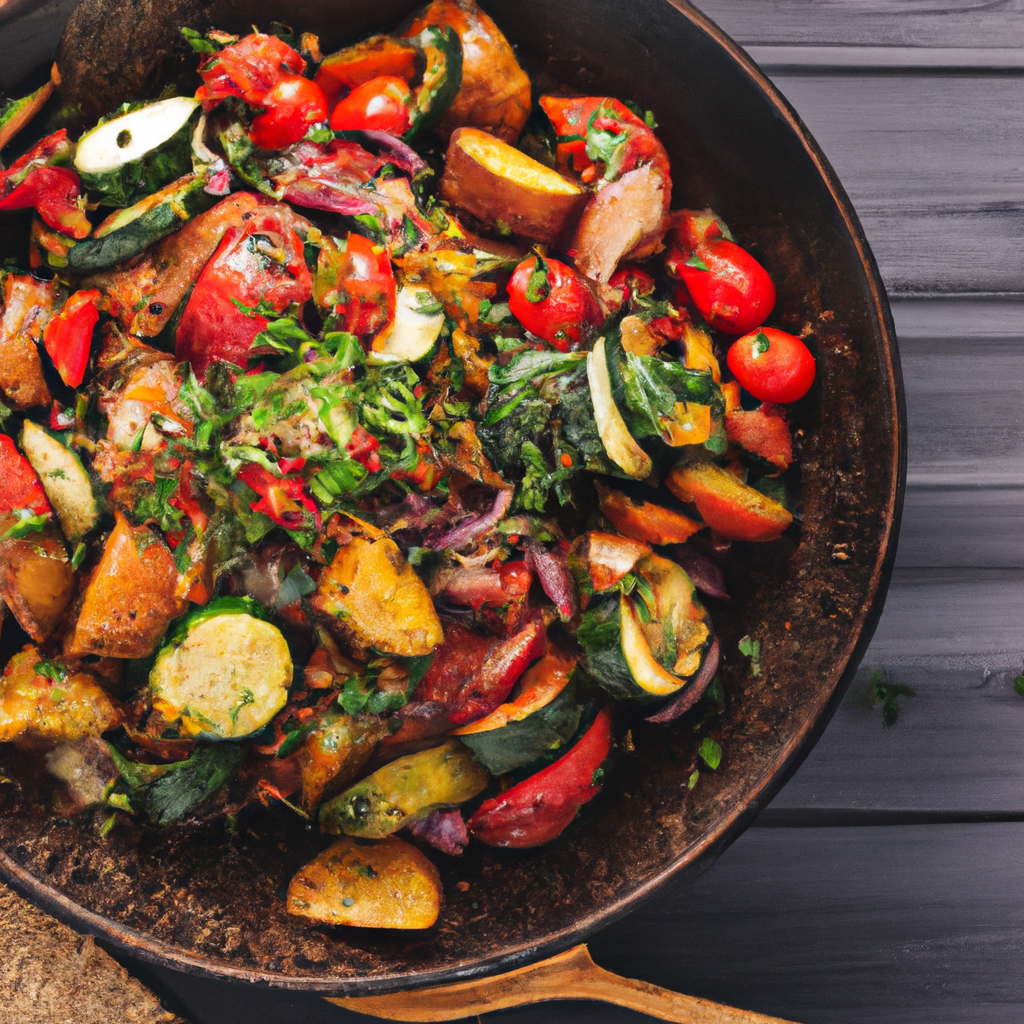 Roasted Caribbean Spiced Vegetables