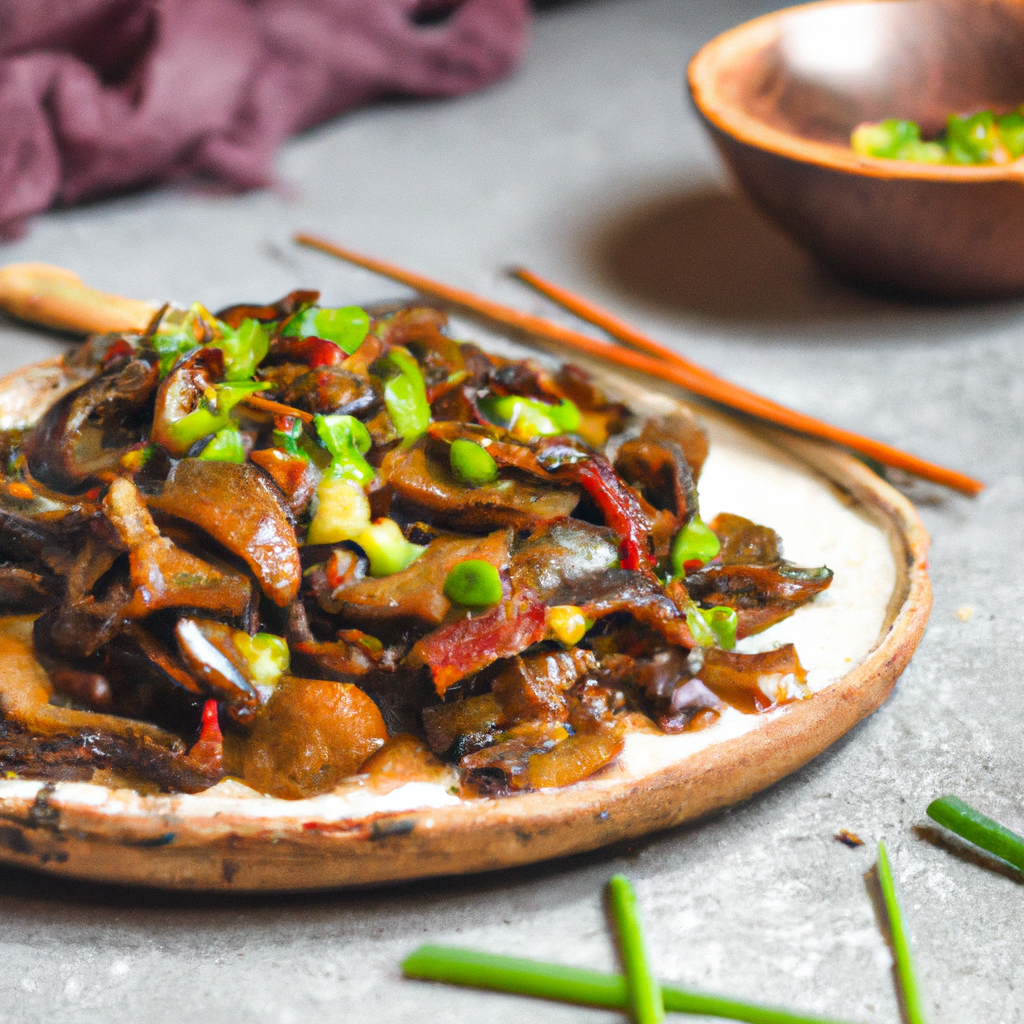 Spicy Korean Glazed Mushrooms