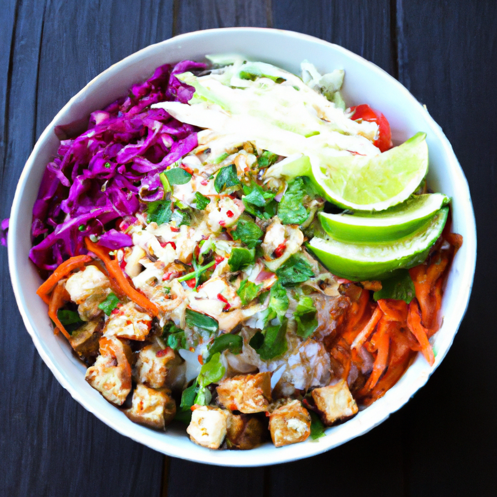 Vietnamese Tofu Banh Mi Bowl